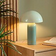 ATMOSPHERA - Lampe champignon Lito H. 37 cm vert bicolore - vignette