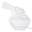 ATMOSPHERA - Néon LED Nouille 35cm rouge - vignette