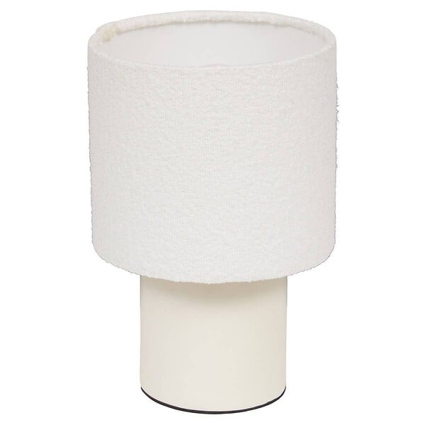 ATMOSPHERA - Lampe Kelia cylindrique H.23cm blanc - large
