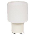 ATMOSPHERA - Lampe Kelia cylindrique H.23cm blanc - vignette