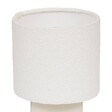ATMOSPHERA - Lampe Kelia cylindrique H.23cm blanc - vignette
