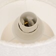 ATMOSPHERA - Lampe Kelia cylindrique H.23cm blanc - vignette