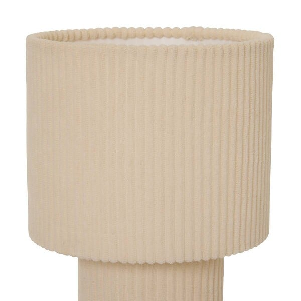 ATMOSPHERA - Lampe Jolina cylindrique H.28cm beige - large