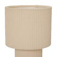 ATMOSPHERA - Lampe Jolina cylindrique H.28cm beige - vignette