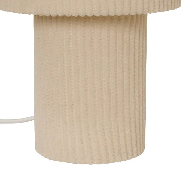 ATMOSPHERA - Lampe Jolina cylindrique H.28cm beige - large