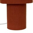 ATMOSPHERA - Lampe Jolina cylindrique H.28cm terracotta - vignette