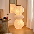 ATMOSPHERA - Lampadaire Nika cylindrique H.100cm blanc - vignette