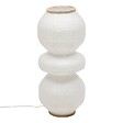 ATMOSPHERA - Lampadaire Nika cylindrique H.100cm blanc - vignette