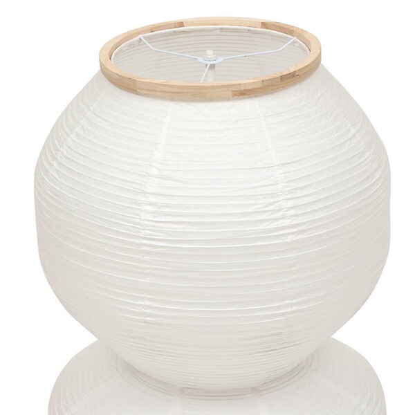 ATMOSPHERA - Lampadaire Nika cylindrique H.100cm blanc - large