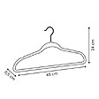 5 FIVE SIMPLY SMART - Lot de 20 cintres velours Hang'Up L.45cm - vignette