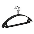 5 FIVE SIMPLY SMART - Lot de 3 cintres Hang'Up L.41cm noir - vignette