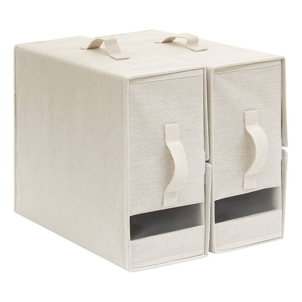 5 FIVE SIMPLY SMART - Housse de rangement Dressy Plus L.40,5cm beige - large