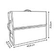 5 FIVE SIMPLY SMART - Housse de rangement Dressy Plus L.40,5cm beige - vignette