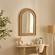 ATMOSPHERA - Miroir Bonnie arche 70x98cm beige - vignette