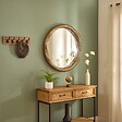 ATMOSPHERA - Miroir rond Barrel D.90cm doré métallisé - vignette