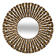 ATMOSPHERA - Miroir rond Youri D.90cm doré - vignette