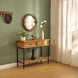 ATMOSPHERA - Miroir rond Barrel D.61cm doré métallisé - vignette