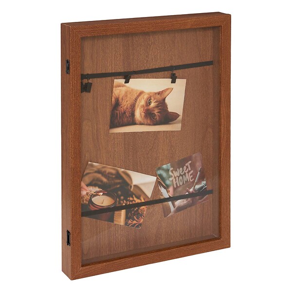 ATMOSPHERA - Porte-photos Lily rectangulaire 33x45cm marron - large