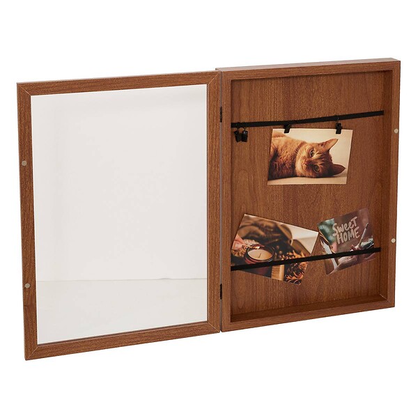 ATMOSPHERA - Porte-photos Lily rectangulaire 33x45cm marron - large