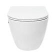 SWISS AQUA TECHNOLOGIES - Fusion WC japonais suspendu sans bride, chasse d'eau Vortex + abattant SoftClose, blanc (SATFUS11BFC) - vignette