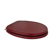 KIAMAMI VALENTINA - Tablette De Siège De Toilette Universelle De Couleur Bordeaux Mat - vignette