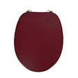 KIAMAMI VALENTINA - Tablette De Siège De Toilette Universelle De Couleur Bordeaux Mat - vignette