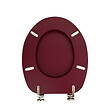 KIAMAMI VALENTINA - Tablette De Siège De Toilette Universelle De Couleur Bordeaux Mat - vignette