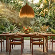 LUMISKY - Abat jour naturel seul MASAI INDOOR H40cm - vignette