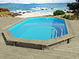 HABITAT ET JARDIN - Piscine bois "Florida 130" - 6.57 x 4.57 x 1.31 m - vignette