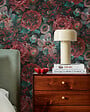 AS CREATION - Pv/int fleurs romantiques rouges - vignette