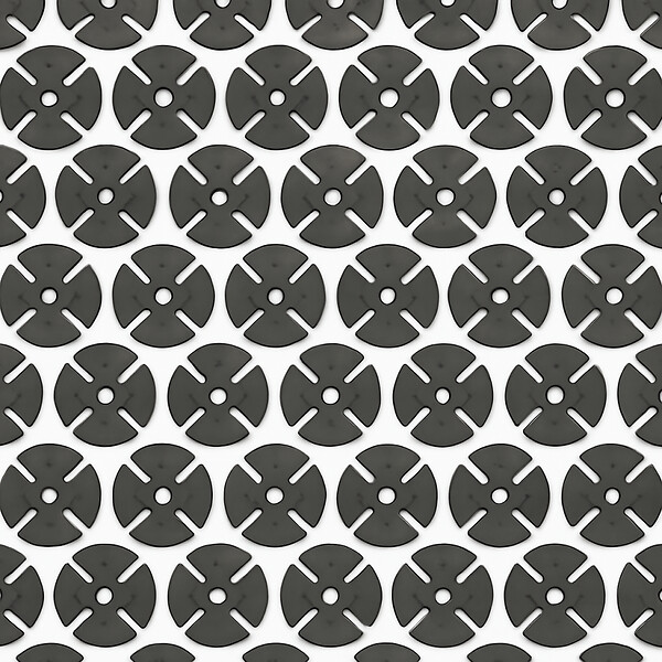 MCCOVER - Cale amortisseur anti bruit 97 mm par 10 pcs McCover Noir - large