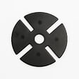 MCCOVER - Cale amortisseur anti bruit 97 mm par 50 pcs pour plot McCover Noir - vignette