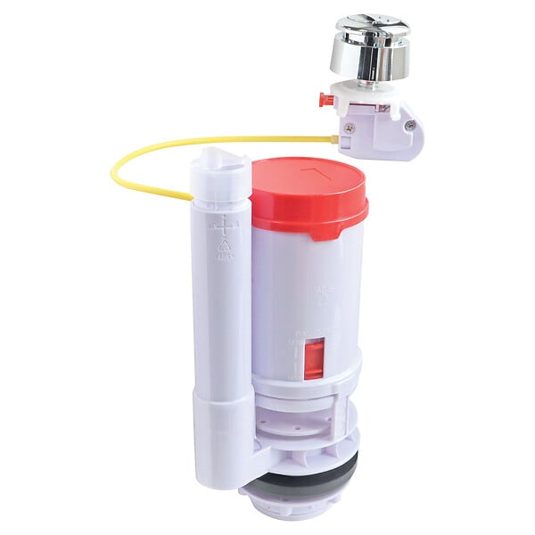 SOMATHERM FOR YOU - Mécanisme WC à câble double poussoir à câble NF - Universel, économique et adaptable - large