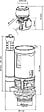 SOMATHERM FOR YOU - Mécanisme WC à câble double poussoir à câble NF - Universel, économique et adaptable - vignette