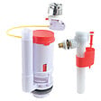 SOMATHERM FOR YOU - Pack mécanisme WC à câble double chasse + Robinet flotteur alimentation latérale - vignette