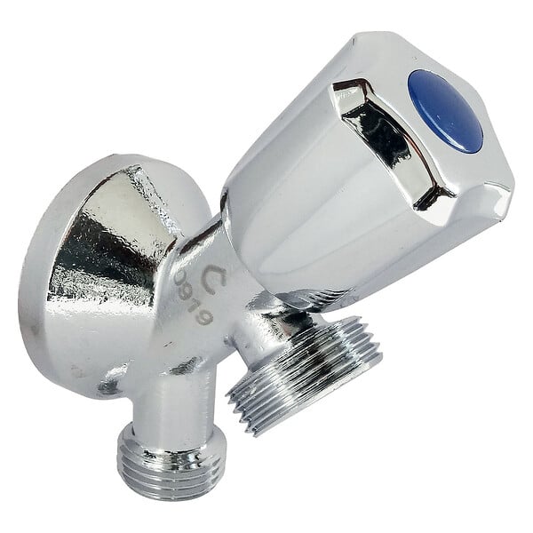SOMATHERM FOR YOU - Robinet à clapet avec applique pour machine à laver - M1/2" - Sortie M3/4 - large