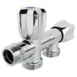 SOMATHERM FOR YOU - Robinet à clapet double sorties pour machine à laver - M1/2" - Sorties M3/4 - vignette