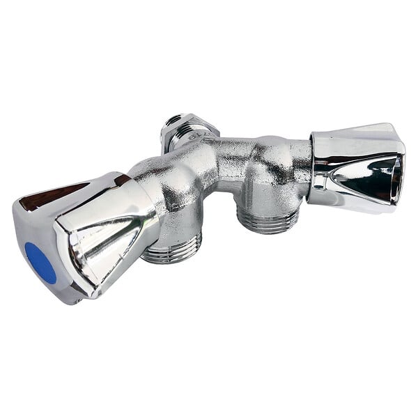 SOMATHERM FOR YOU - Robinet à clapet double sorties Y pour machine à laver - M1/2" - Sorties M3/4 - large