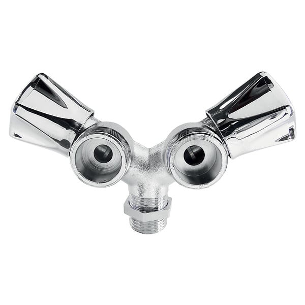 SOMATHERM FOR YOU - Robinet à clapet double sorties Y pour machine à laver - M1/2" - Sorties M3/4 - large