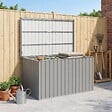 VIDAXL - vidaXL Boîte de rangement de jardin Gris 171x99x93 cm - vignette