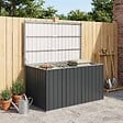 VIDAXL - vidaXL Boîte de rangement de jardin Anthracite 171x99x93 cm - vignette