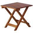 VIDAXL - vidaXL Chaises longues lot de 2 avec table et coussins Acacia solide - vignette