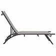 VIDAXL - vidaXL Chaises longues lot de 2 Textilène et acier - vignette