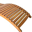 VIDAXL - vidaXL Chaises longues lot de 2 avec coussins Bois d'acacia solide - vignette
