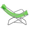 VIDAXL - vidaXL Chaises à bascule lot de 2 Acier Vert - vignette