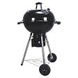 INTEC - Barbecue à Charbon de Bois sur Trépied Ø57cm Grille Cuisson & Couvercle Thermostat Bac à cendres Barbecue rond 2 roues INTEC - vignette