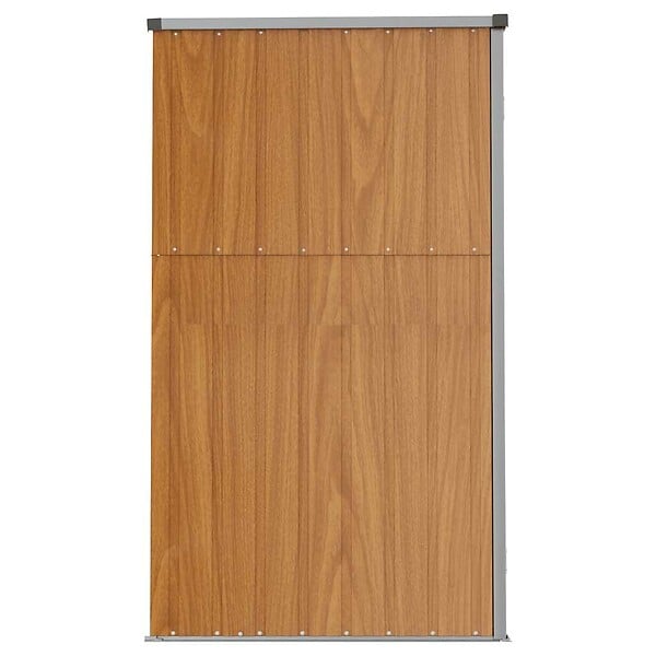 VIDAXL - vidaXL Abri à outils de jardin marron 161x89x161 cm acier galvanisé - large