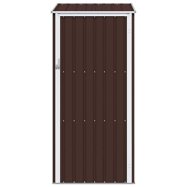 VIDAXL - vidaXL Abri de jardin Marrron 87x98x159 cm Acier galvanisé - large