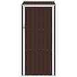 VIDAXL - vidaXL Abri de jardin Marrron 87x98x159 cm Acier galvanisé - vignette
