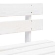 VIDAXL - vidaXL Banc palette de jardin bois gris blanc - vignette